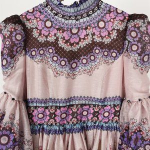 Zim Purple Pink Mini Dress